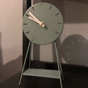 Matte Aqua Clock